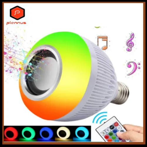 Lâmpada de Led com Bluetooth e Caixa De Som com Controle Remoto 6w (z126) 