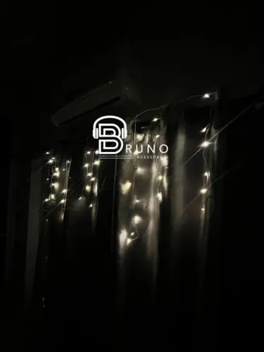 Cascata Led Branco quente 8 funções 3m