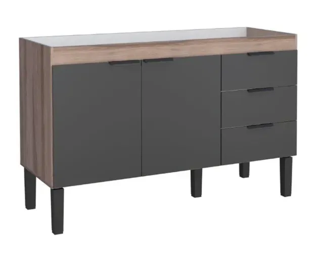 Gabinete / Balcão FL para pia de 1.50m 100% MDF! Frete + Montagem Grátis