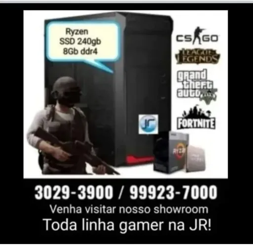 Pc Gamer Cpu Ryzen Novo