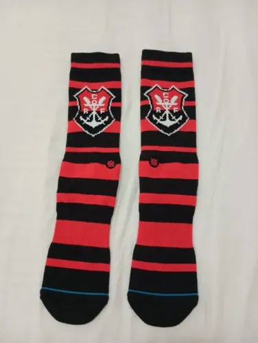 Meias Flamengo Rubo Negro Novas Stance