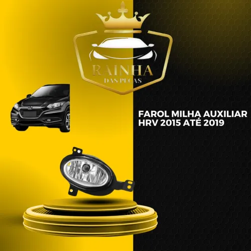 Farol Milha Auxiliar Hrv 2015 até 2019 Lado Direito