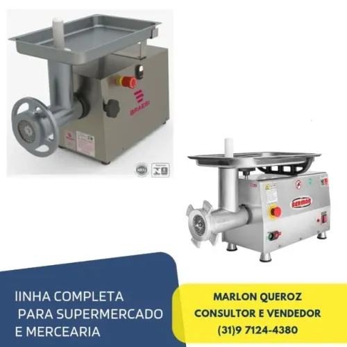 Moedor de Carne Boca 22 Novo 110/220v