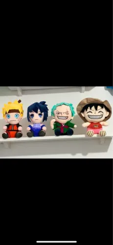 Pelúcias de Anime - Naruto, One Piece e outros