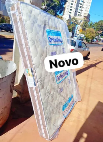 Cama box colchão novo