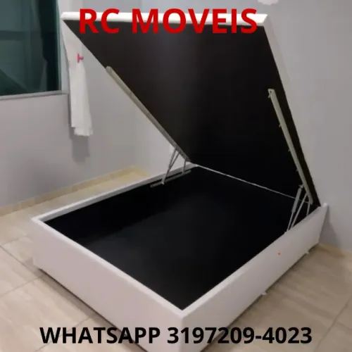 Box Baú Casal Inteiriço 1.38x1.88 - Espaço Extra e Durabilidade