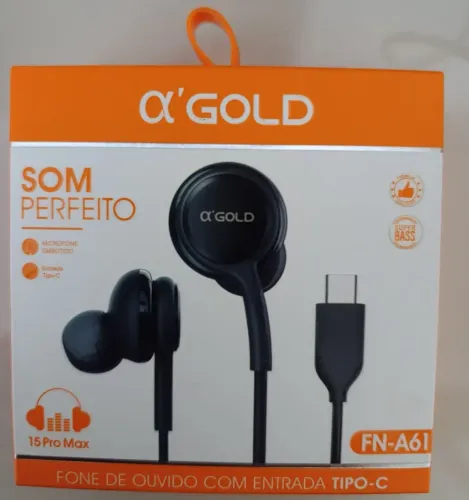 Fone de Ouvido  tipo C 
