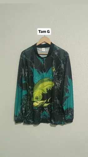 Camisa de pesca com proteção UV
