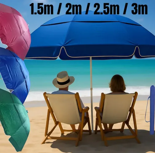 Guarda sol azul,vermelho ou verde 