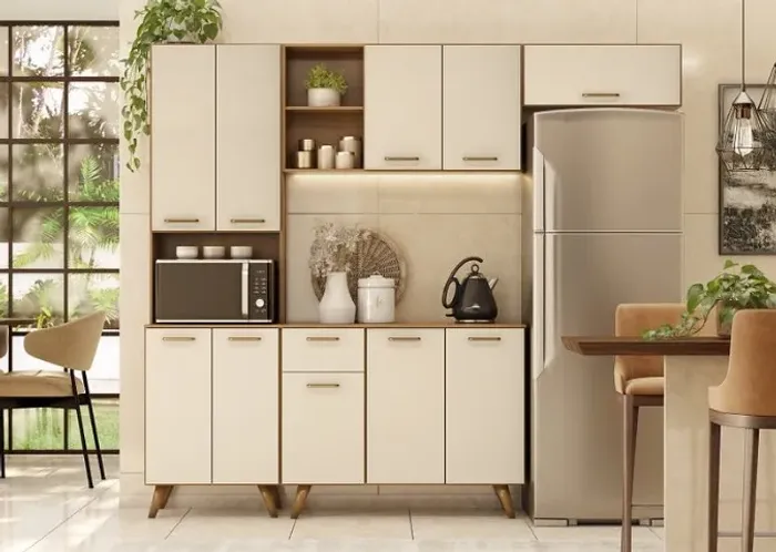 Cozinha Completa Olinda - Entrega/Montagem grátis para Fortaleza