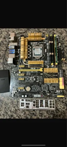 Kit placa mãe asus z87 deluxe + i5 + 12gb ram 