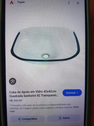 Cuba de vidro