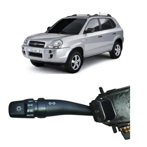 Chave Seta Farol Com Milha Tucson 2005 a 2017 Automatico