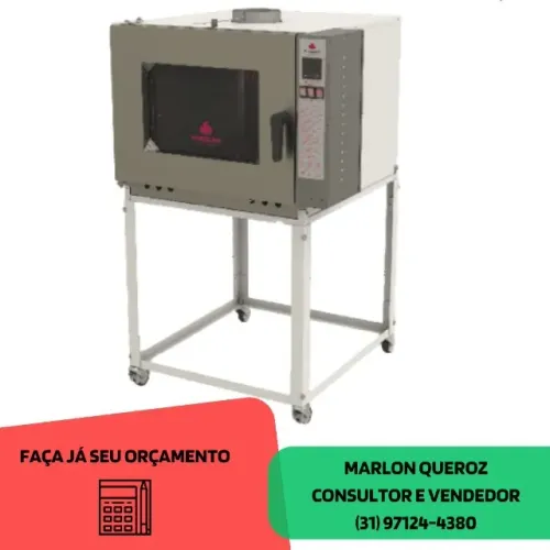 Forno Turbo 5 Esteiras Elétrico Progas Monofásico / Trifásico Novo