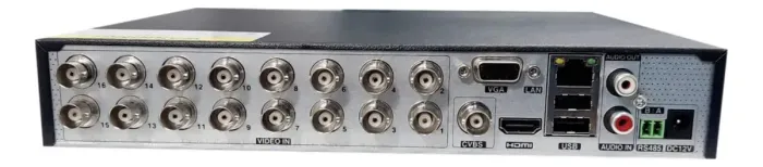 Dvr 16canais 1080 H.265 5x1 2 Canais Ip 1x Sata Bnc Motorola zero 