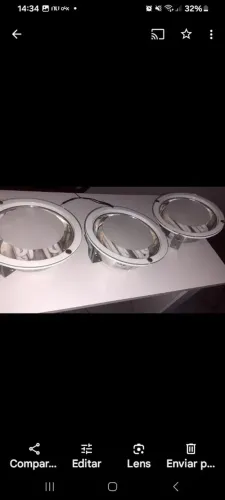 3 Luminárias OPORTUNIDADE R$35,00 as 3