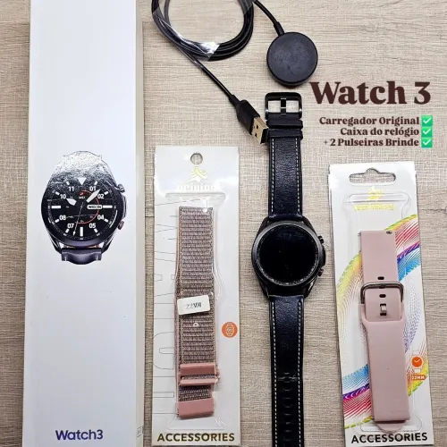 Smartwatch Samsung Galaxy Watch 3 - Impecável 