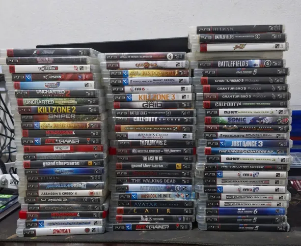 Coleção de Jogos de Playstation 3 (PS3) (Faço olx pay)