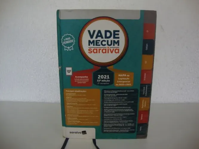 Livro Vade Mecun 32º Edição 2021 Editora Saraiva .