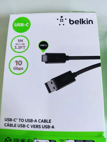 Cabo USB-C para USB-A Belkin 1m 10 Gbps