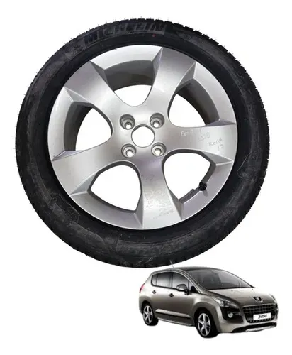 Roda Aro 17 Pneu Peugeot 3008 2011