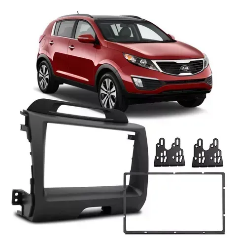 Moldura para Dvd 2 Din Kia Sportage 