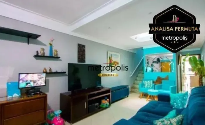 Sobrado à venda, 150 m² por R$ 788.000,00 - Vila Helena - Santo André/SP