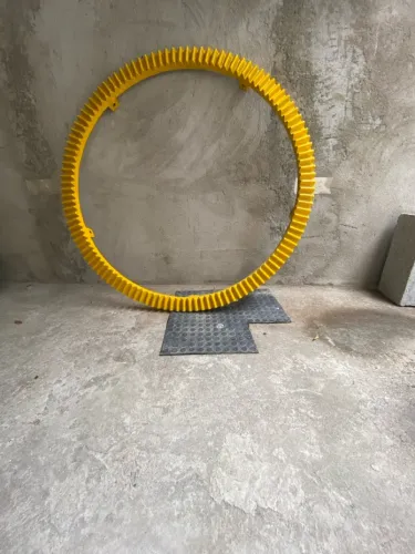 Engrenagem Industrial Grande Amarela betoneira de 400 litros 