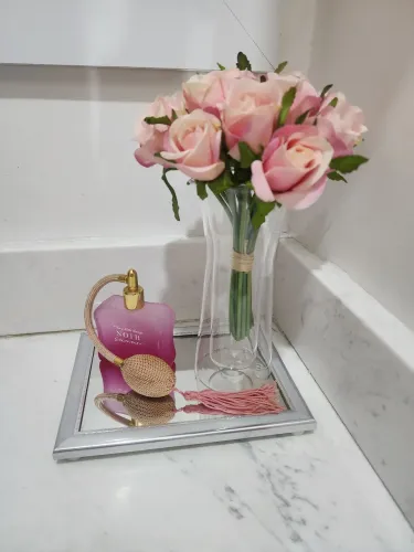 Kit vintage para decoração tons rosa