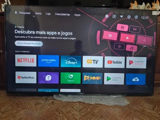 TV SMART ANDROID 65 POLEGADAS 4K BORDA IFINITA 