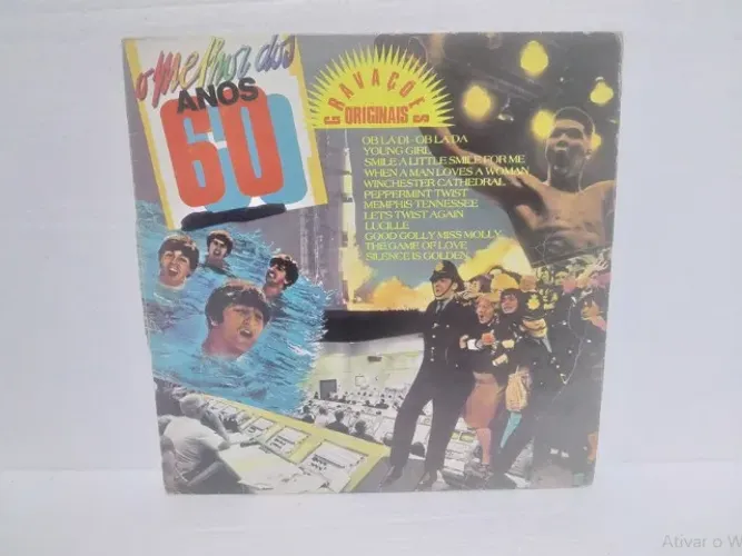 LP Vinil O Melhor Dos Anos 60 (Vários) Discos Paralelo (1987)
