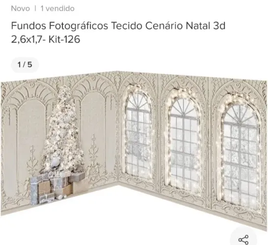 Fundo fotografico ensaio natal