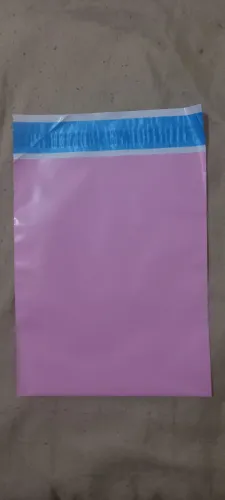 100 Envelopes Rosa 15X19cm Plástico Inviolável.