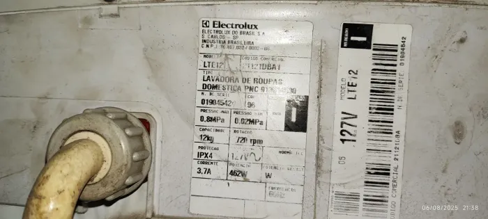 Máquina de lavar roupa Eletrolux 12kg15kg