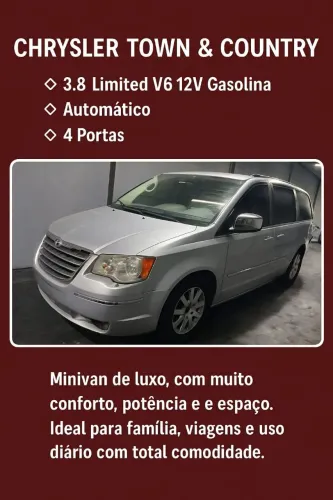 CHRYSLER TOWN & COUNTRY 7LUGARES ANO 2008