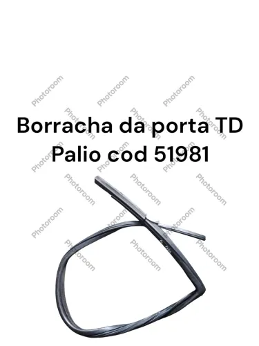 Borracha Da Porta Traseira Direita Palio Cod 51981