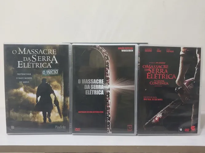 *Frete Grátis* Coleção O Massacre da Serra Elétrica - DVDs