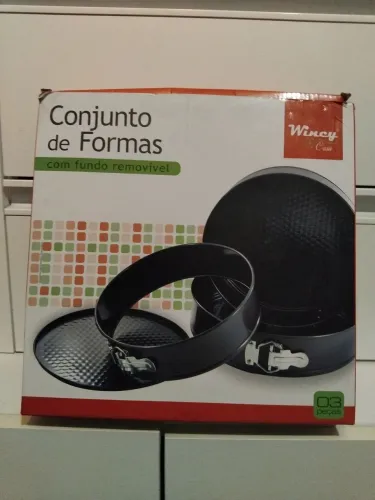 Formas bolo com fundo removível 