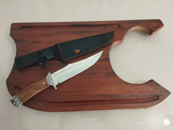 Tábuas de Carne madeira maciça Muiracatiara - TM 50x30x4 Grande 