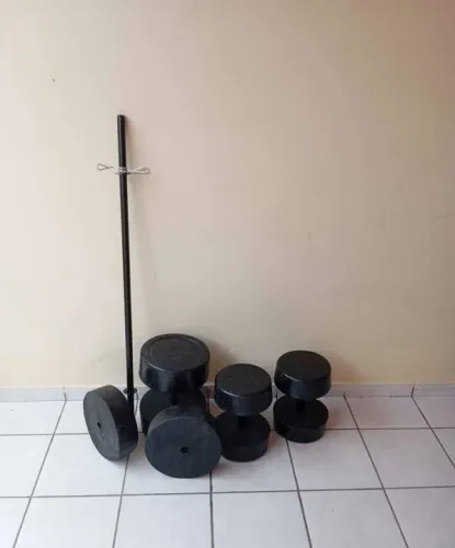 Vendo KIT artesanal de academia feitos de CIMENTO