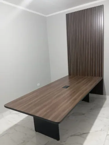 MESA DE REUNIÃO + PAINEL RIPADO NOVOS ***LEIA A DESCRIÇÃO***