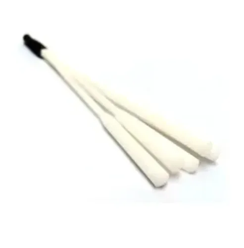 Baqueta Cotonete Tamborim 5 Hastes Nylon Branco Luen 