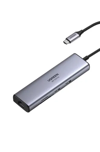 Adaptador Hub Usb C Ugreen Hdmi 4k 60hz Macbook pro air M4 Ethernet Rj-45