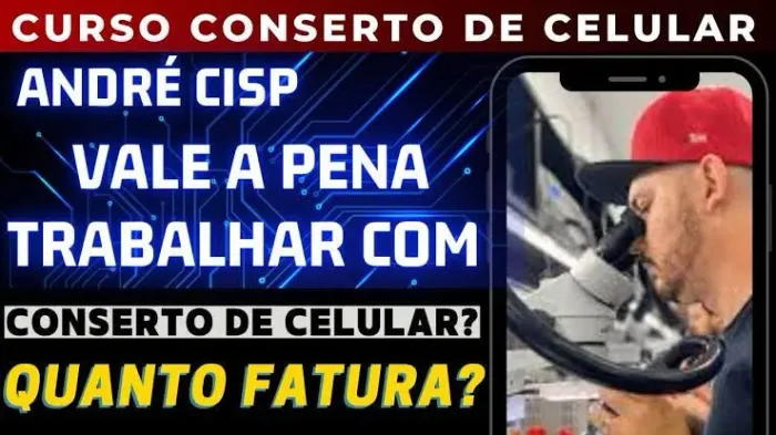 ? CURSO COMPLETO DE MANUTENÇÃO DE CELULARES 5.0 - ANDROID + IPHONE