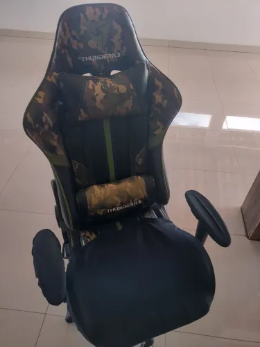 Cadeira Gamer ThunderX3 Camuflada - Conforto e Estilo