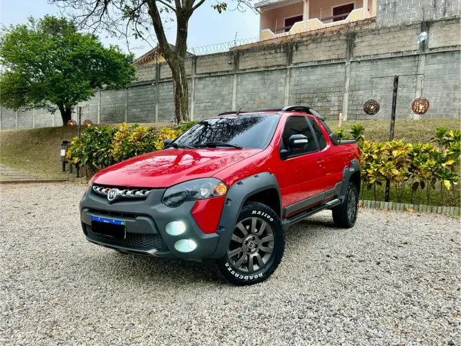 Fiat Strada Adventure 1.8 Flex CE 2016 cabine estendida 