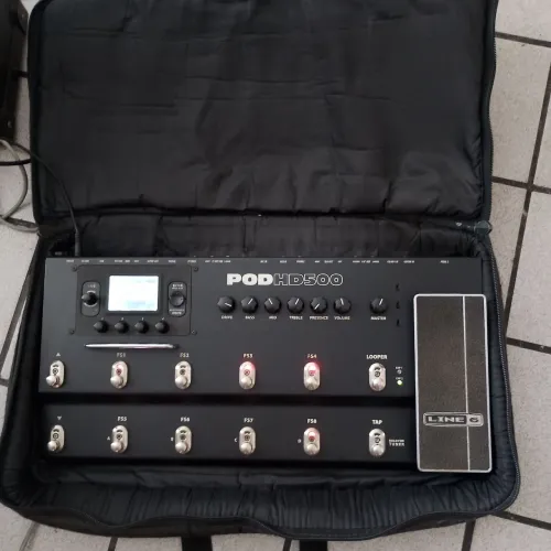 Pedaleira Line 6 HD 500 top