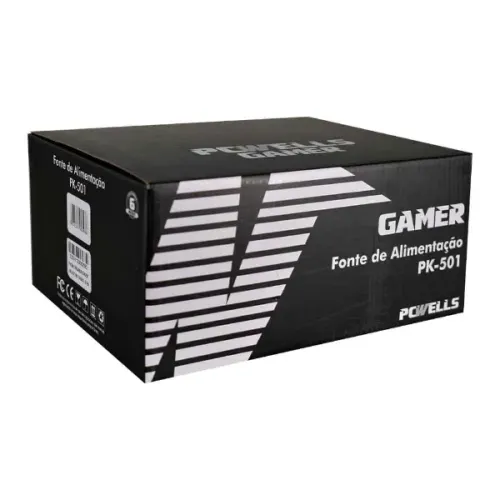 Fonte Atx 500w Real Gamer Pcwells Pk-501 24p | Com garantia | Nexo Store