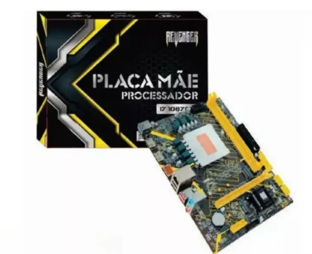 Placa-mãe LGA1200 com Processador Intel Core i7-10870H