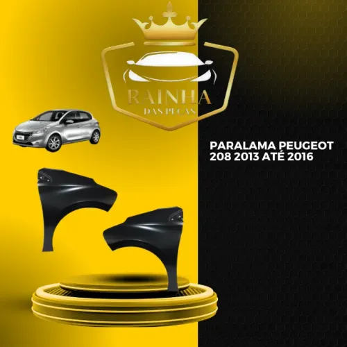 Paralama Peugeot 208 2013 até 2016                                                        